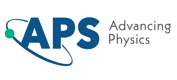American Physical Society Logo with Advancing Physics tagline