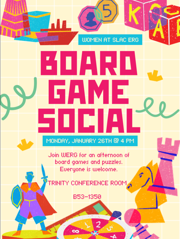 Board Game Social flier for January 26