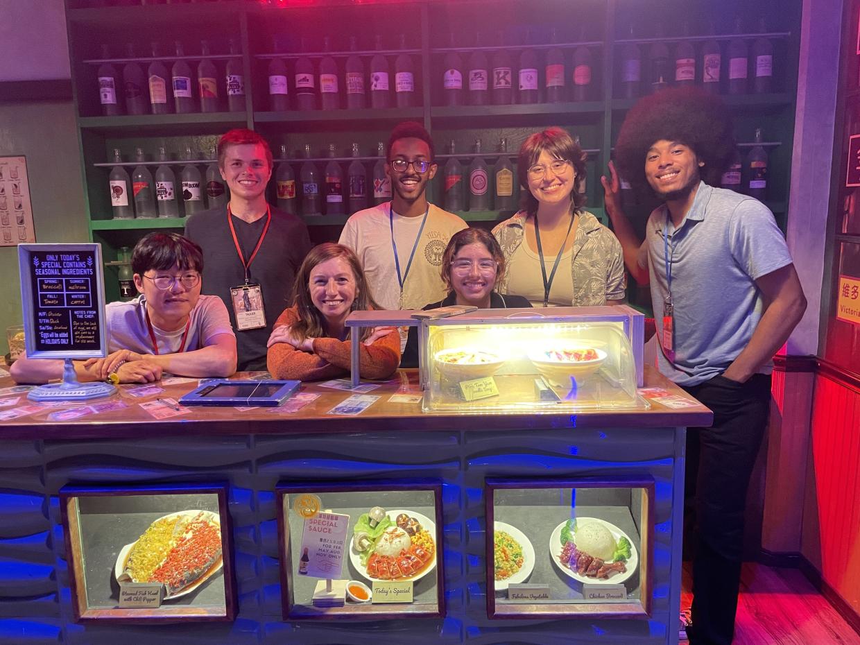 Escape room with group