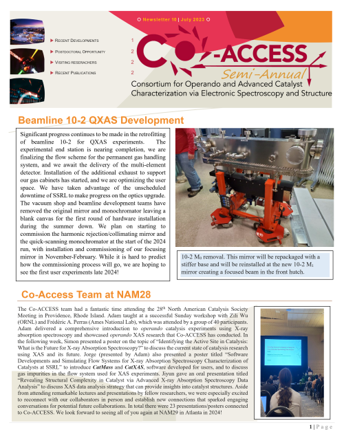 First page of Newsletter 10