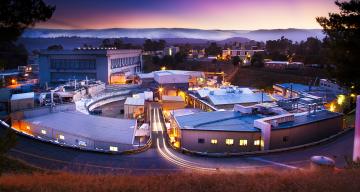 View of SSRL at night